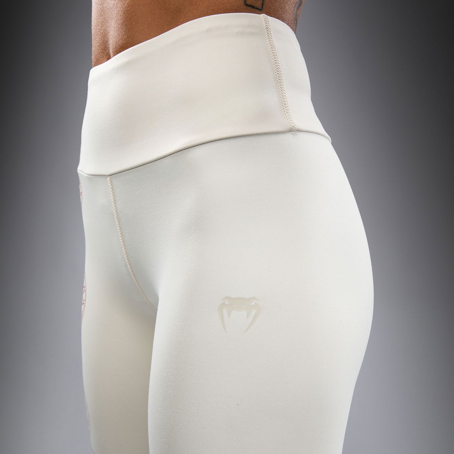 Venum Serpenti Leggings Mujer – Marfil/Burdeos