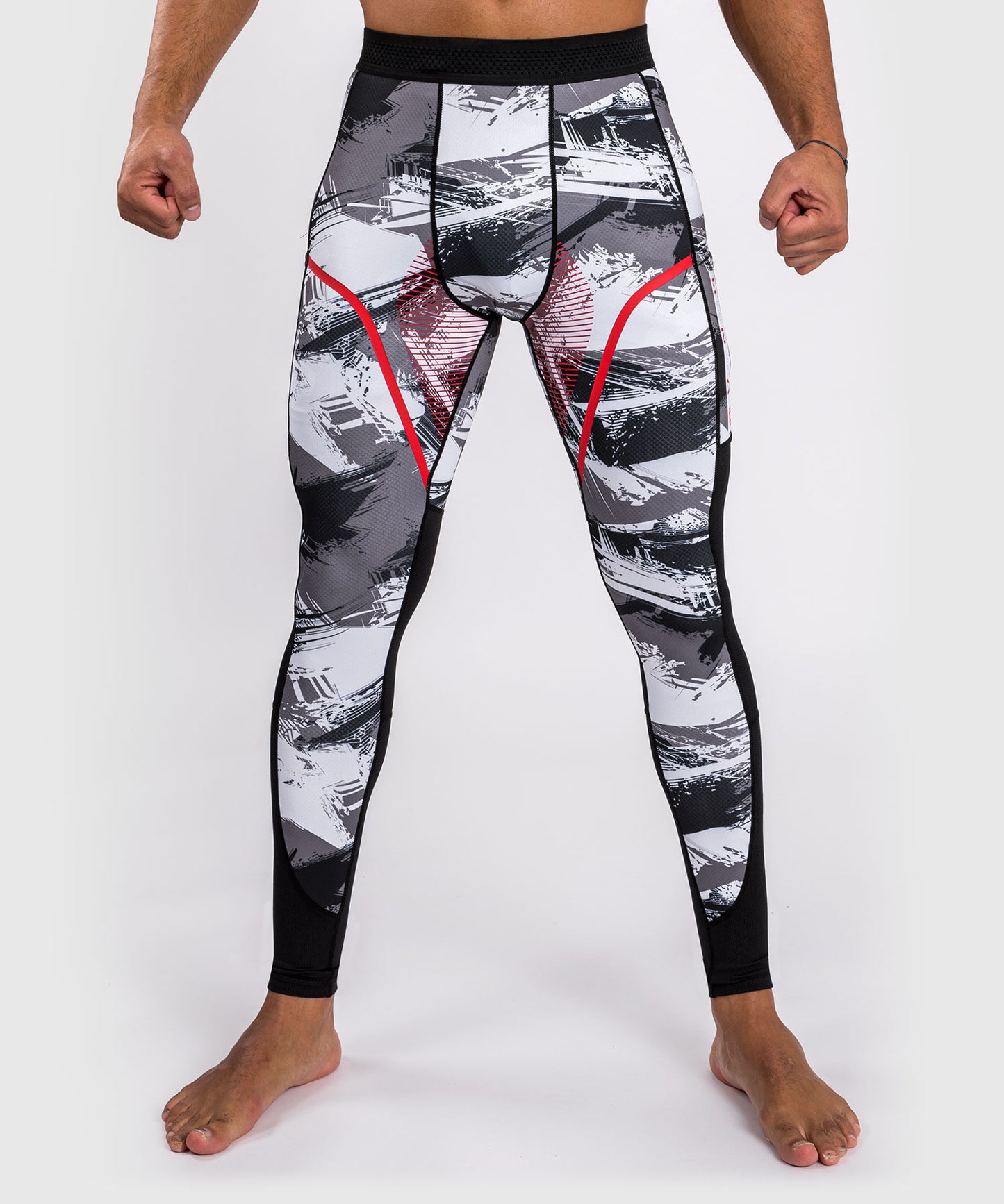 Venum Electron 3.0 Pantalones de compresión - Gris/Rojo