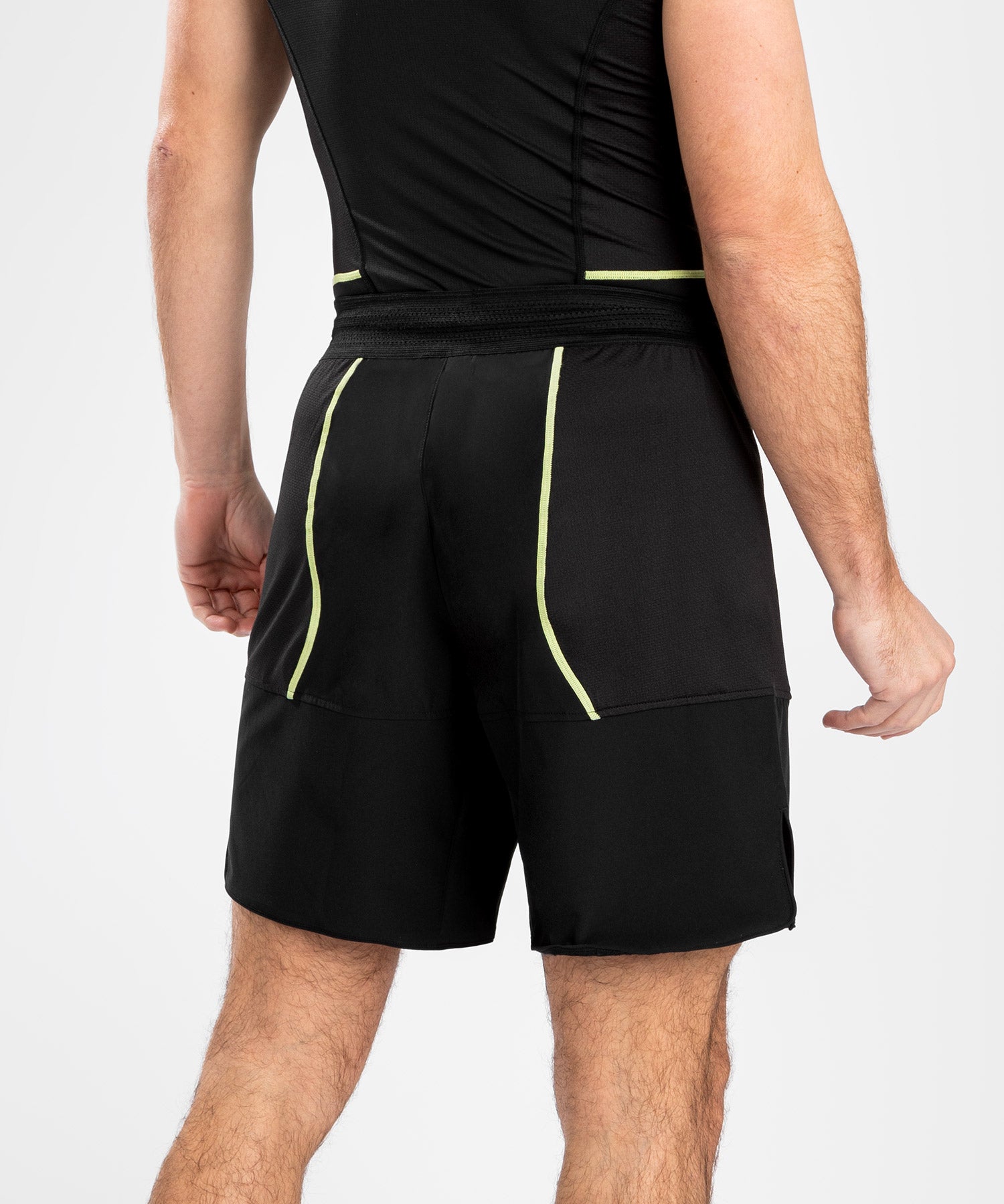 Pantalones cortos de boxeo 2 en 1 con abertura lateral Active Man