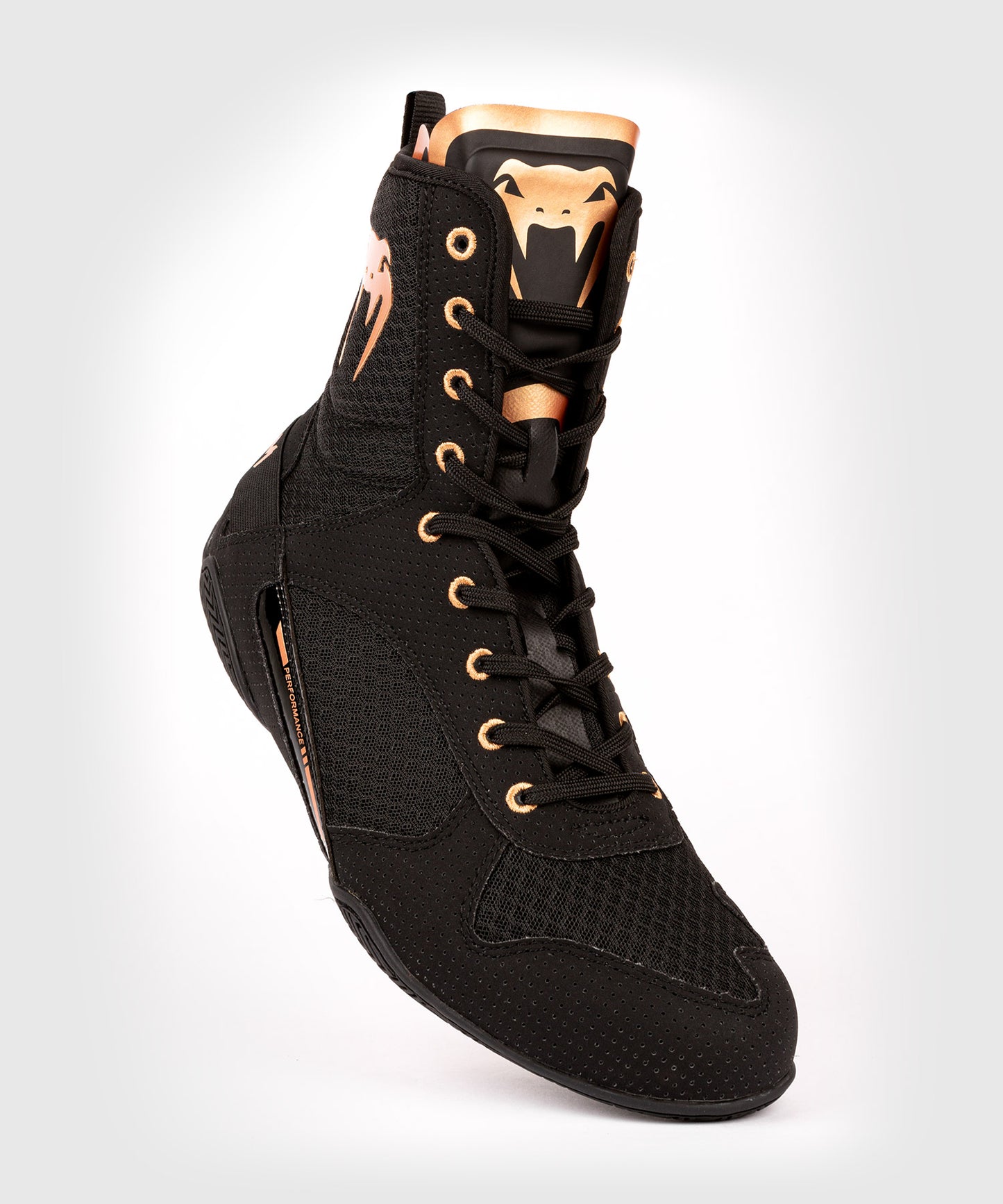 Zapatos de boxeo Venum Elite - Negro/Bronce
