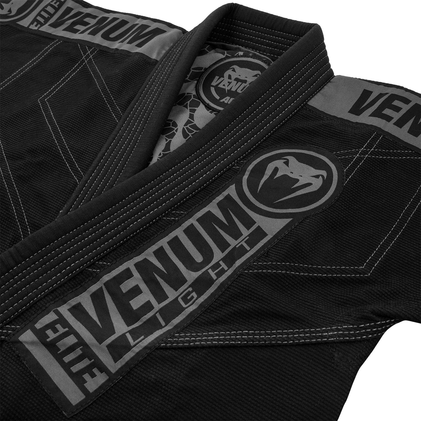 Kimono de BJJ Venum Elite Light 2.0 - Negro/Negro