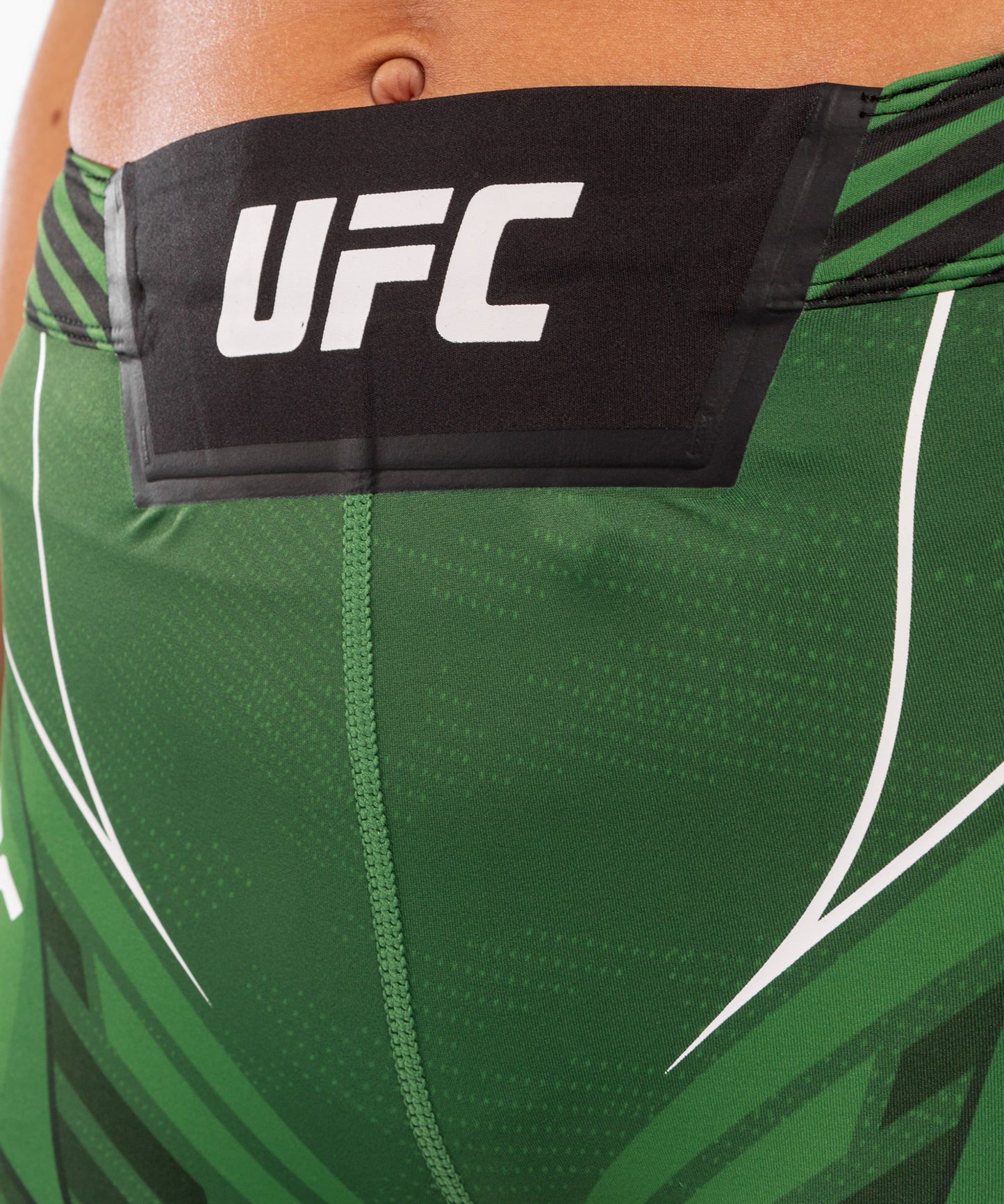 Pantalón De Vale Tudo Para Mujer UFC Venum Authentic Fight Night – Modelo Corto - Verde