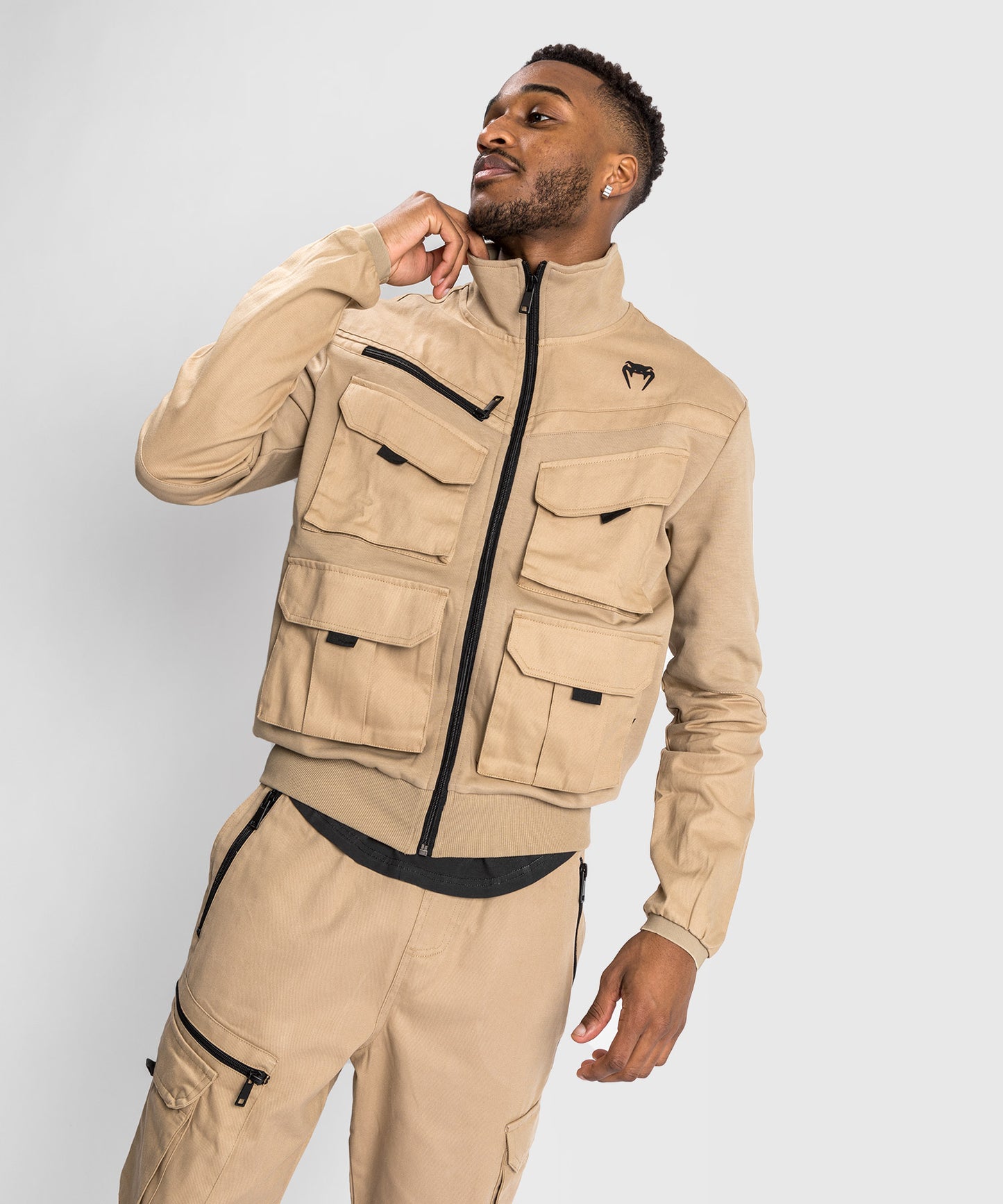 Chaqueta con Cremallera Venum Cargo - Arena