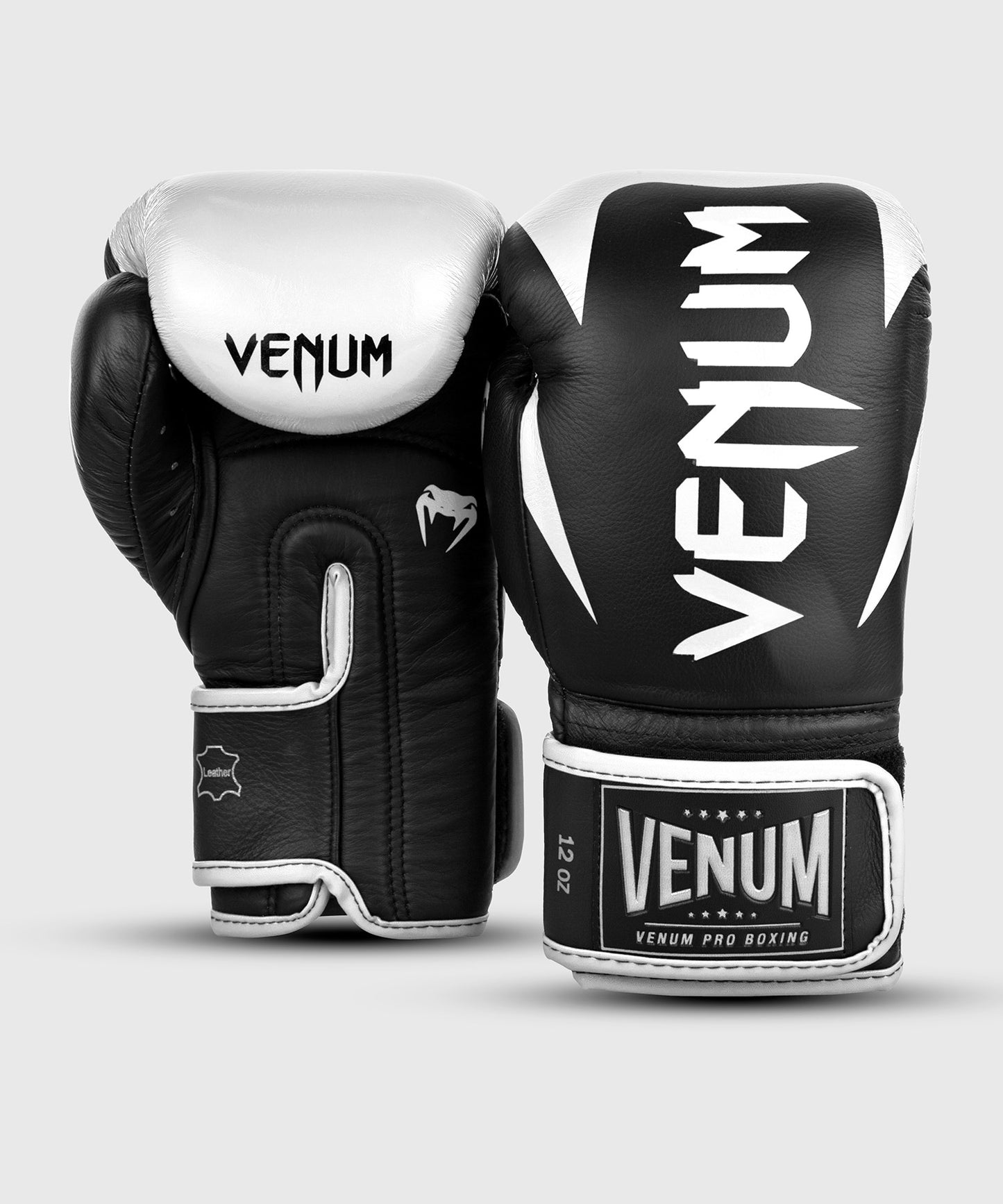 Guantes de Boxeo profesional Venum Hammer – Velcro - Negro/Blanco