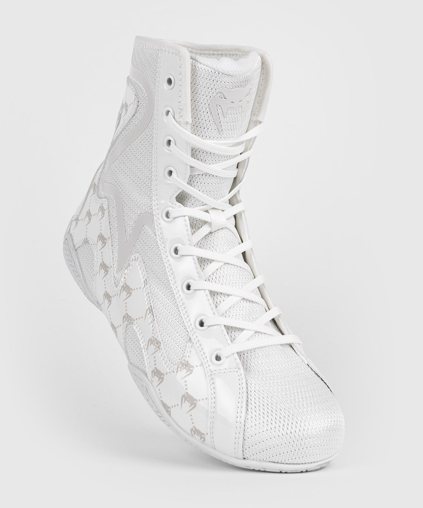 Zapatos de Boxeo Venum Elite Evo Monogram - Blanco/Blanco Hueso