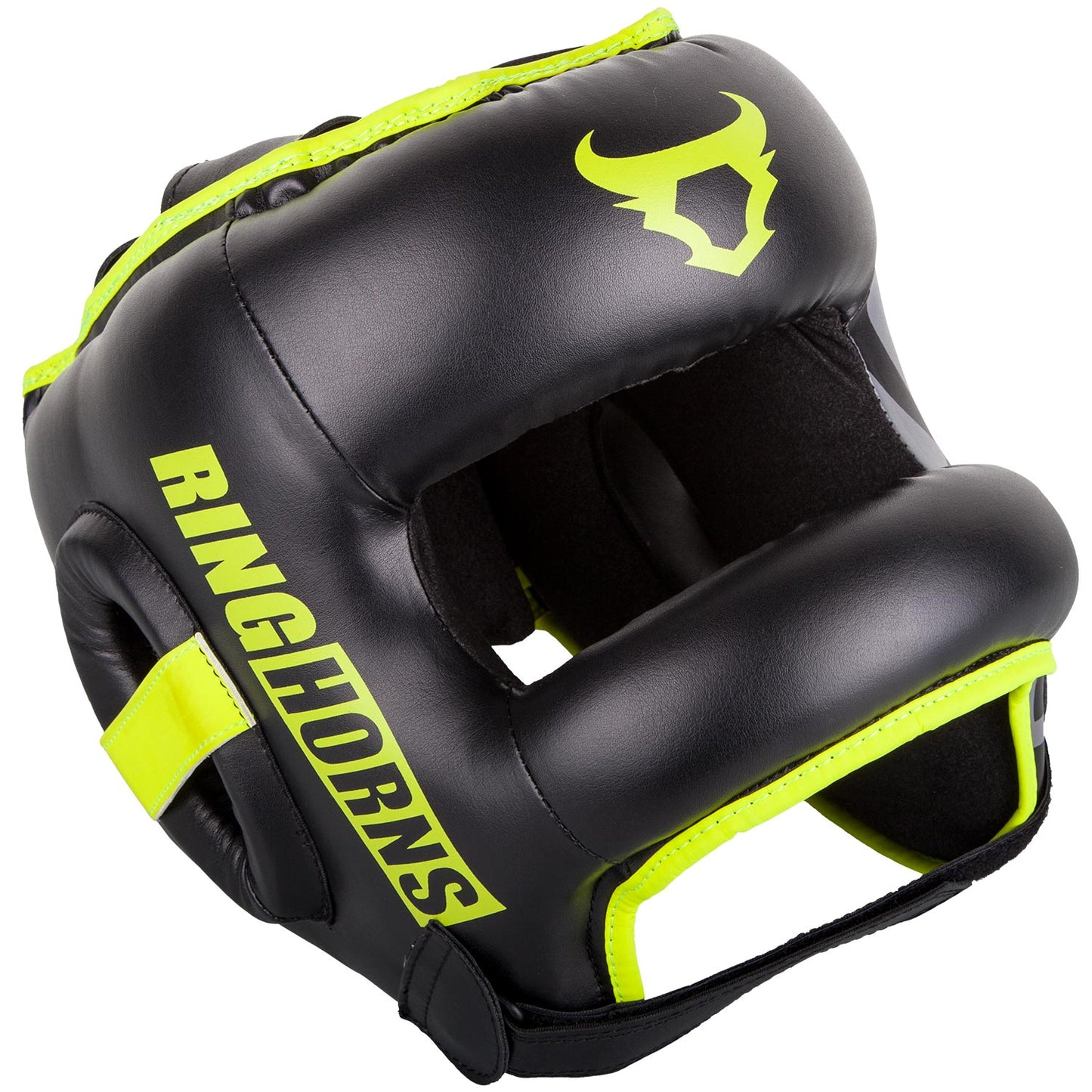 Casco Ringhorns Nitro - Negro/Amarillo Fluo