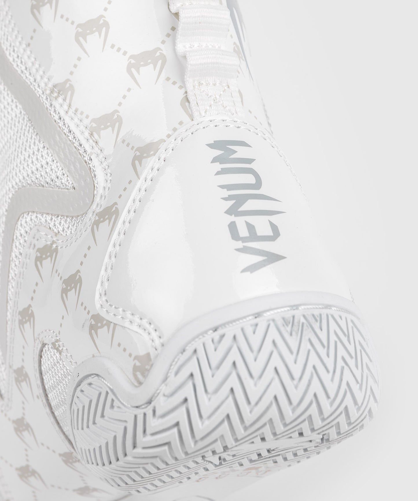 Zapatos de Boxeo Venum Elite Evo Monogram - Blanco/Blanco Hueso