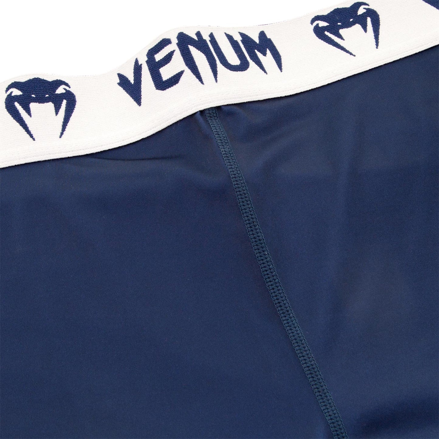 Pantalones de compresión Venum Giant - Azul Marino/Blanco