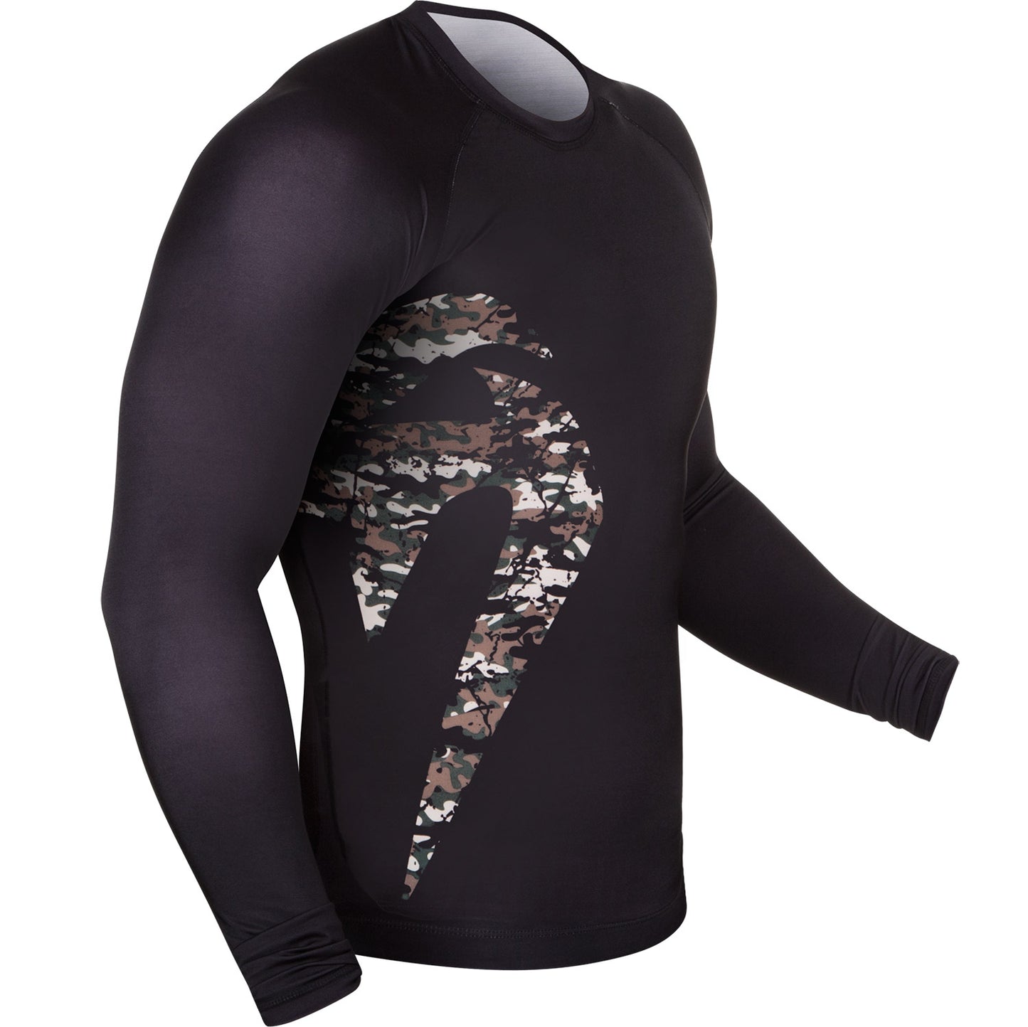 Rashguard Venum Original Giant - Mangas Largas - Negro/Bosque Camo