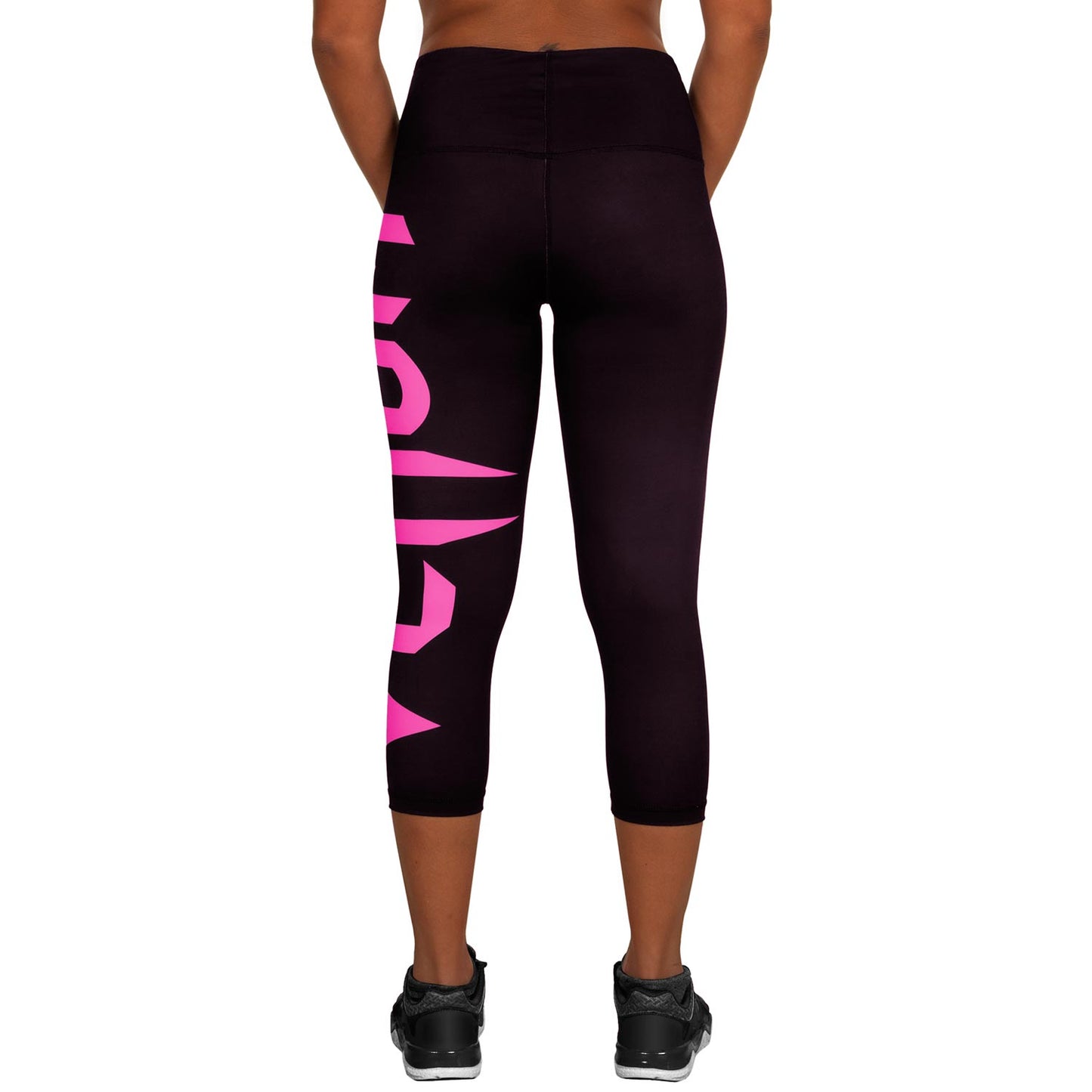 Leggins cortos Venum Giant - Negro/Rosa Fluo