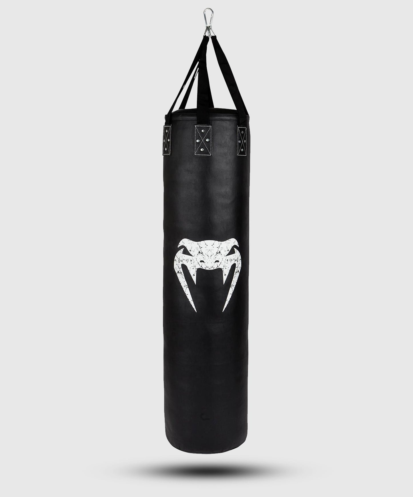 Saco de Boxeo Venum Challenger (gancho incluido) - Negro/Blanco - 130 cm - Lleno