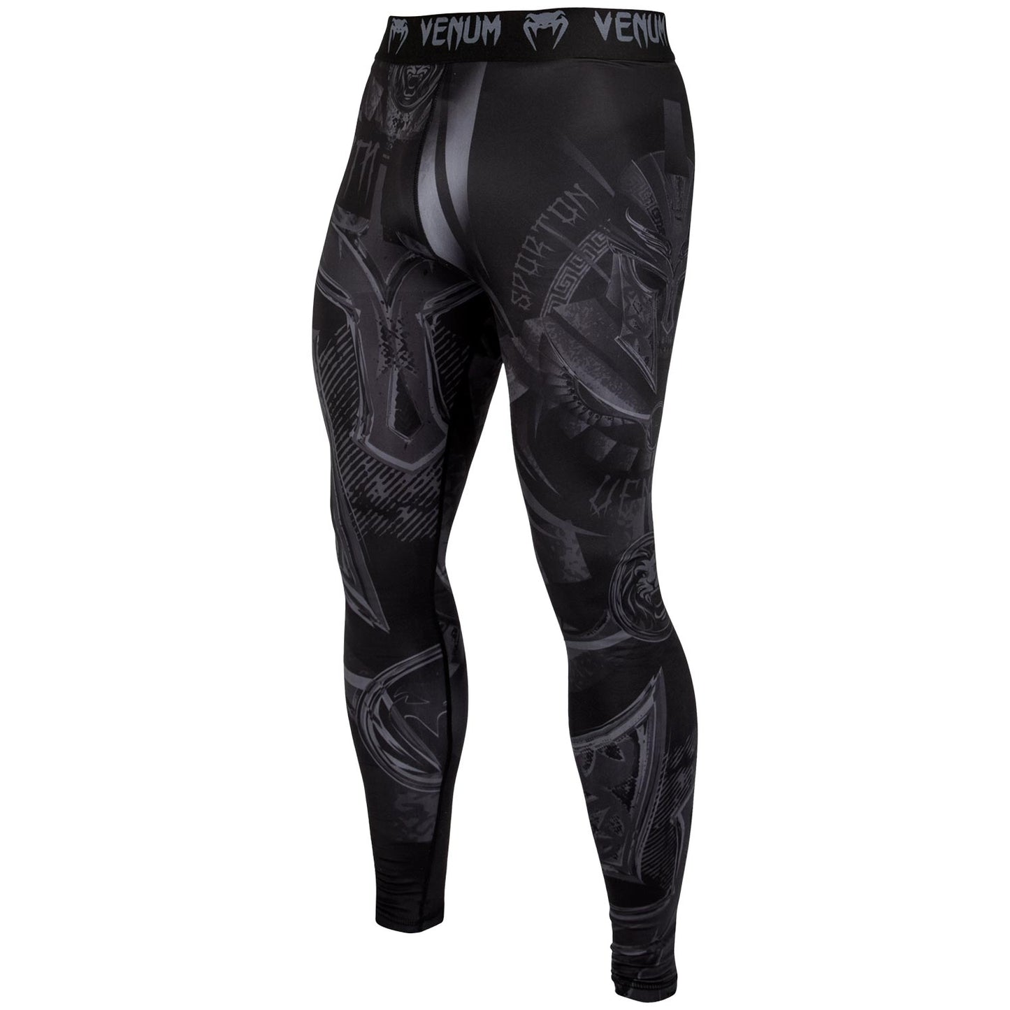 Pantalones de compresión Venum Gladiator 3.0 - Negro/Negro