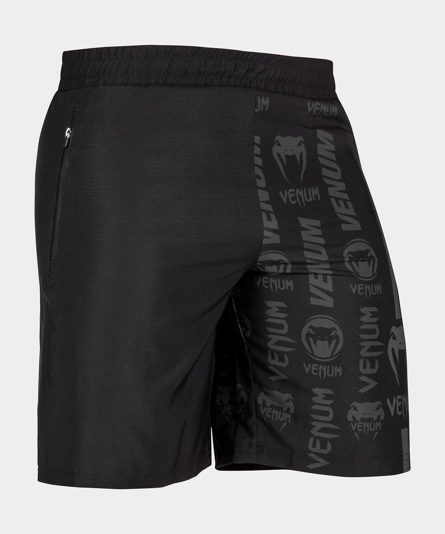 Short de Fitness Venum Logos - Negro/Negro