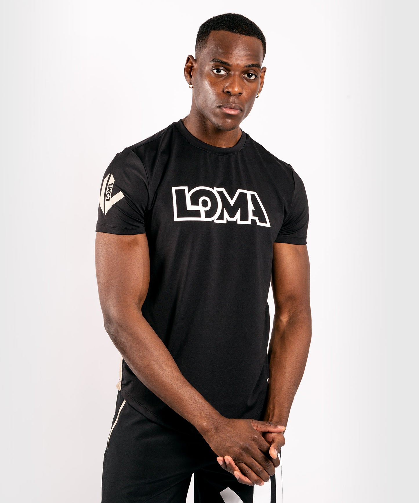 Camiseta Dry Tech Venum Origins - Negro/Blanco