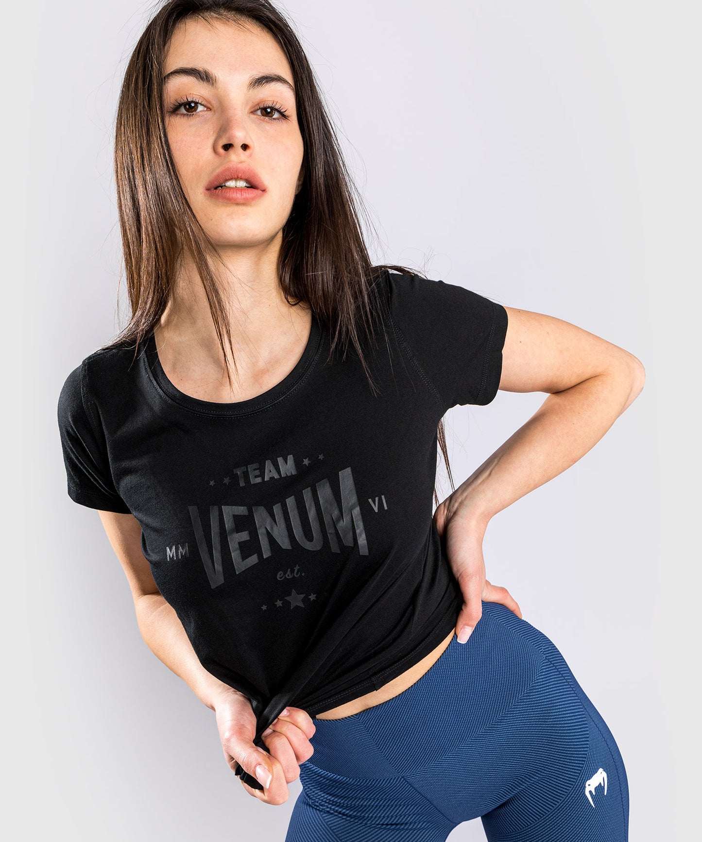 Camiseta Venum Team 2.0 - Para mujer - Negra