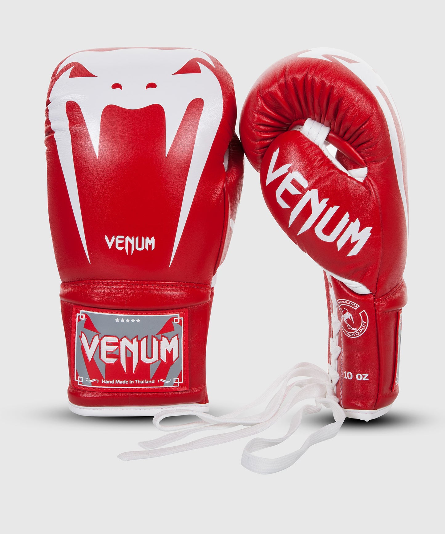 Guantes de Boxeo Venum Giant 3.0 - Cuero Nappa - Con cordones - Rojo