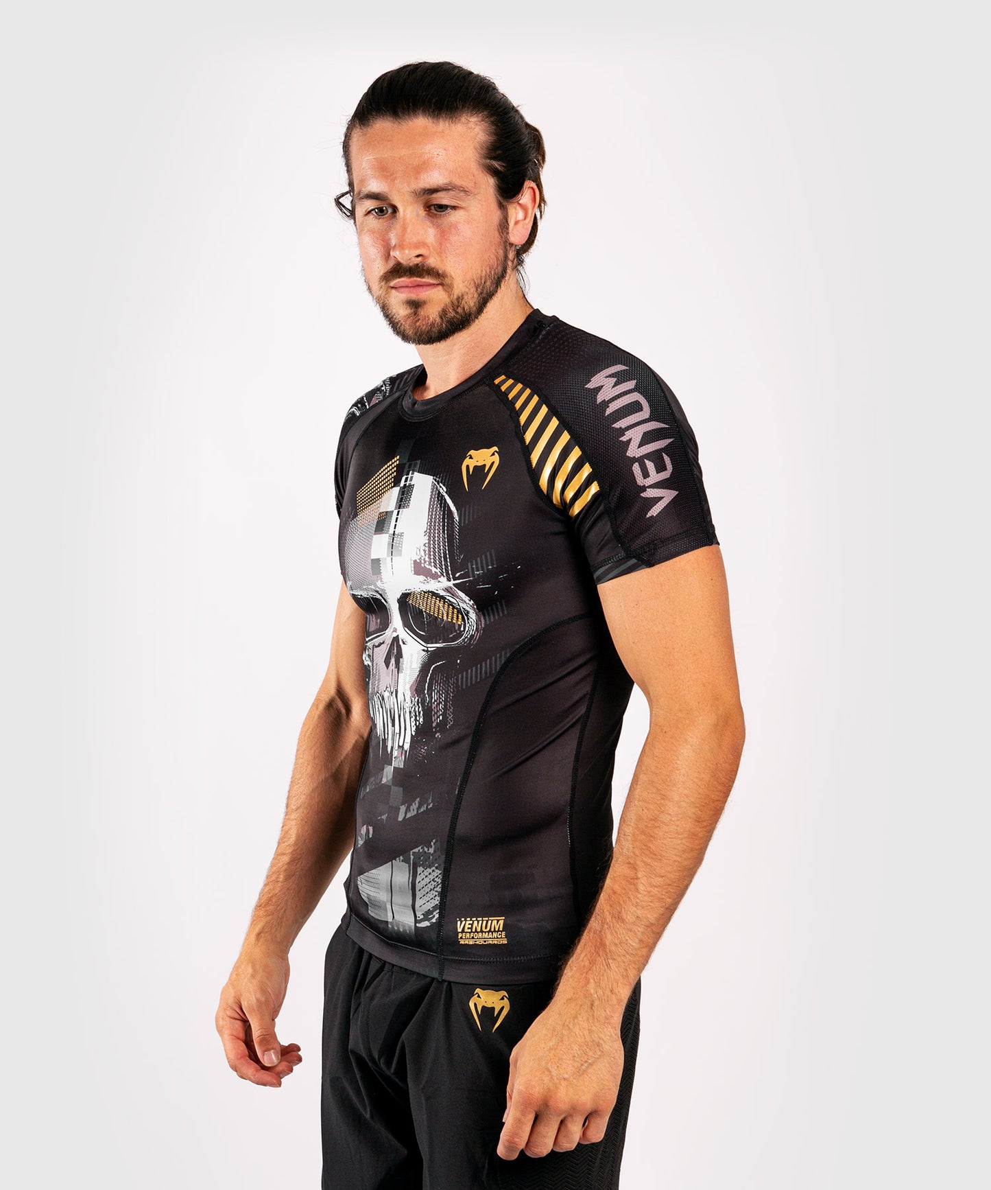 Rashguard Venum Skull - mangas cortas - Negro