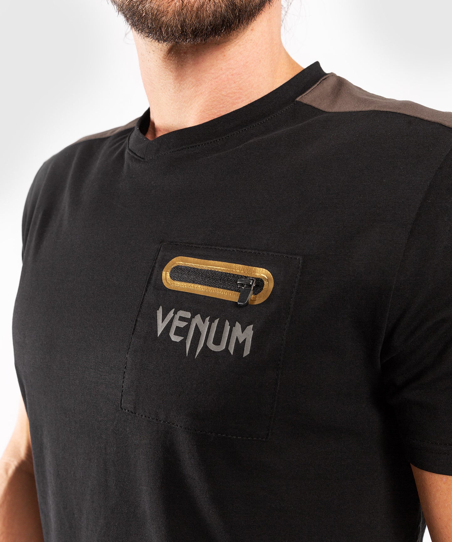 Camiseta Venum Cargo - Negro/Gris