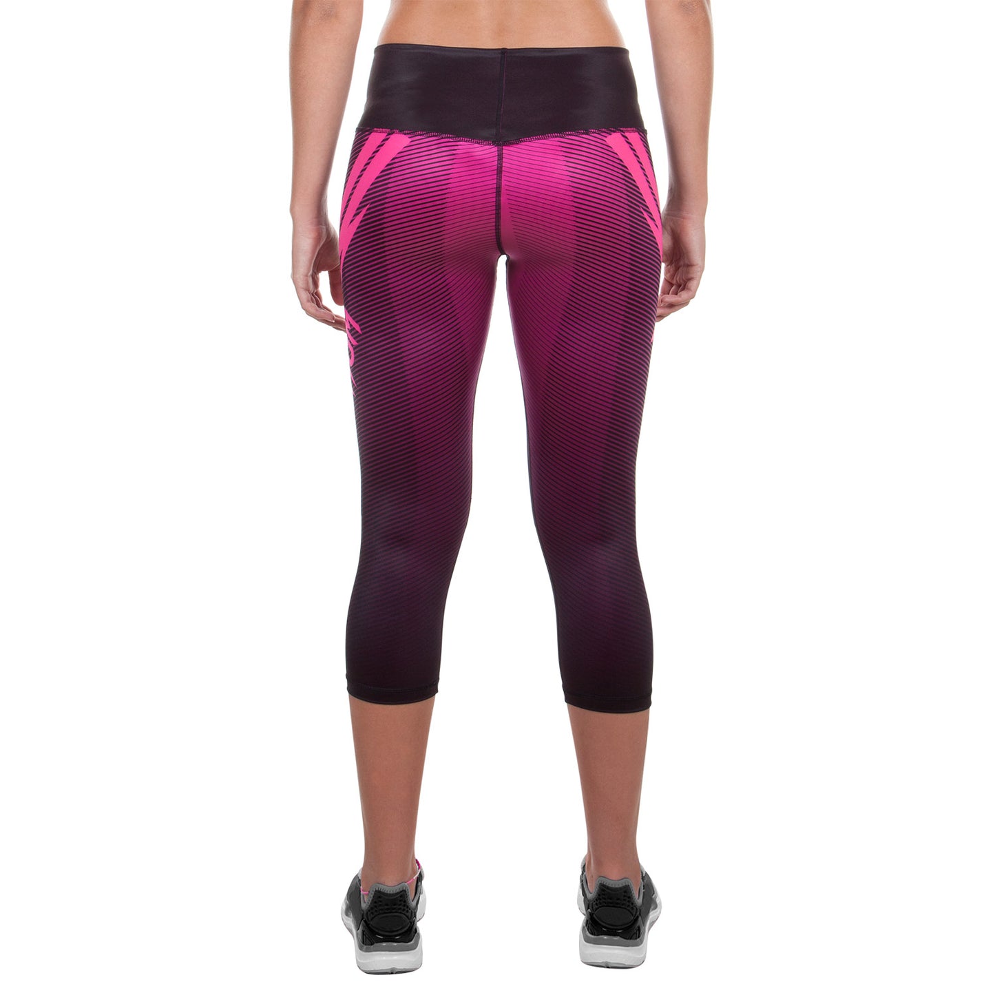 Leggins Cortos Venum Razor - Negro/Rosa