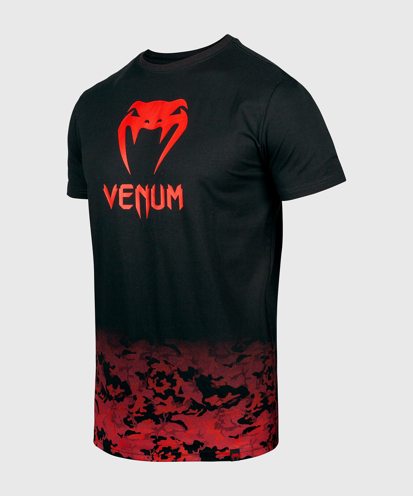 Camiseta Venum Classic - Negro/Rojo