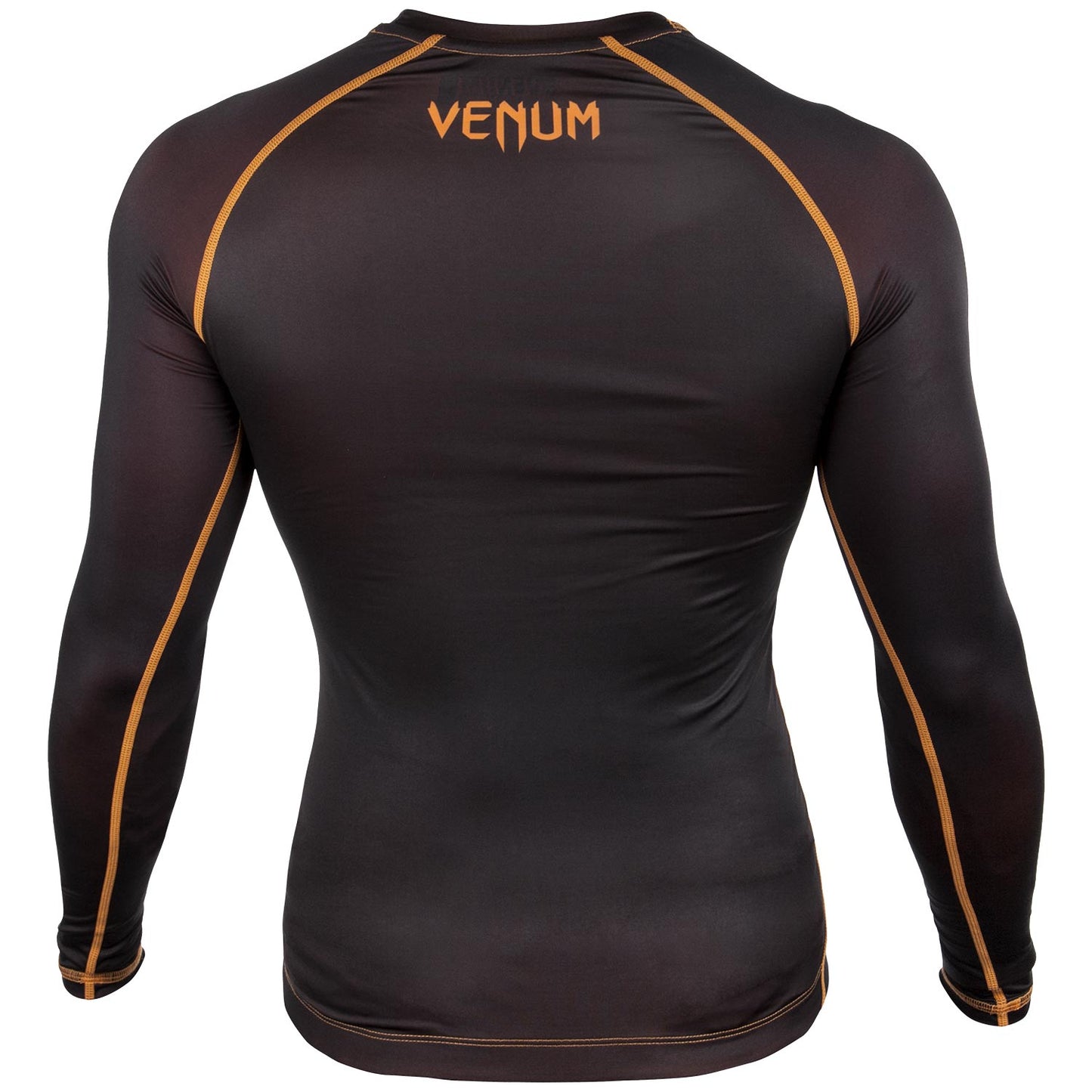 Camiseta de Compresión Venum Contender 3.0  - Mangas Largas - Negro/Naranja Fluo