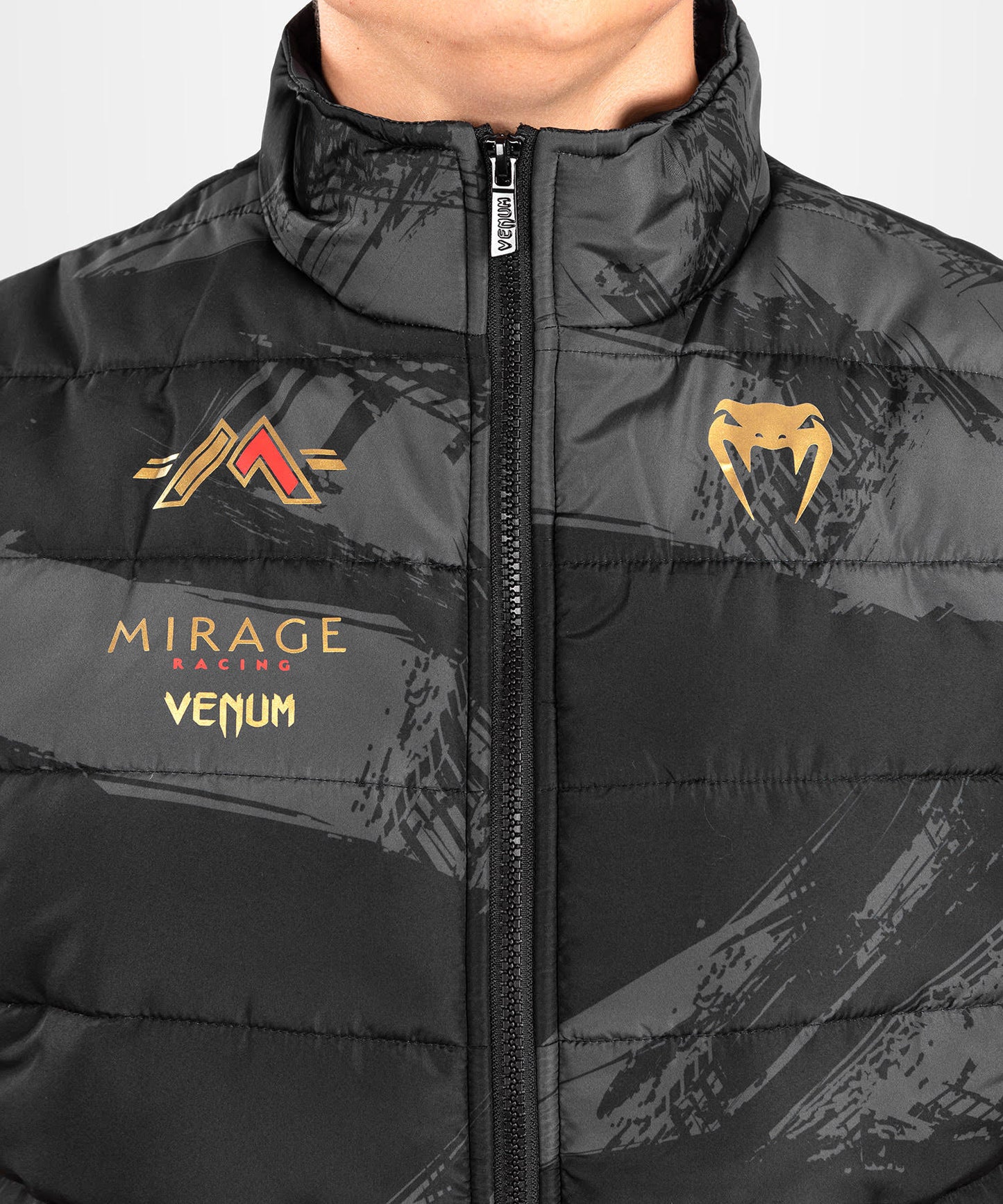 Venum x Mirage Chaqueta de pluma sin mangas - Negro/Oro