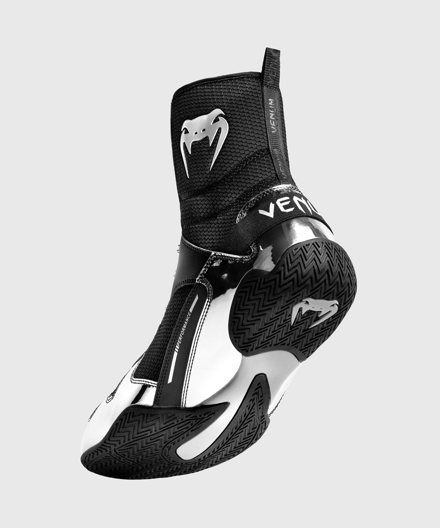 Zapatos de Boxeo Venum Elite - Negro/Plata