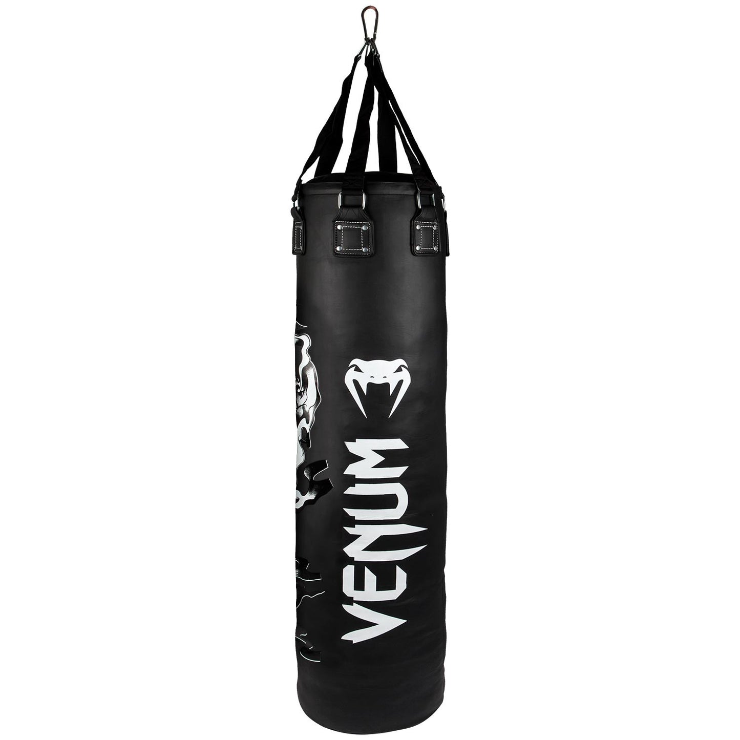 Bolsa de boxeo Venum Dragon's Flight - Negro / Blanco - Sin llenar - 130cm