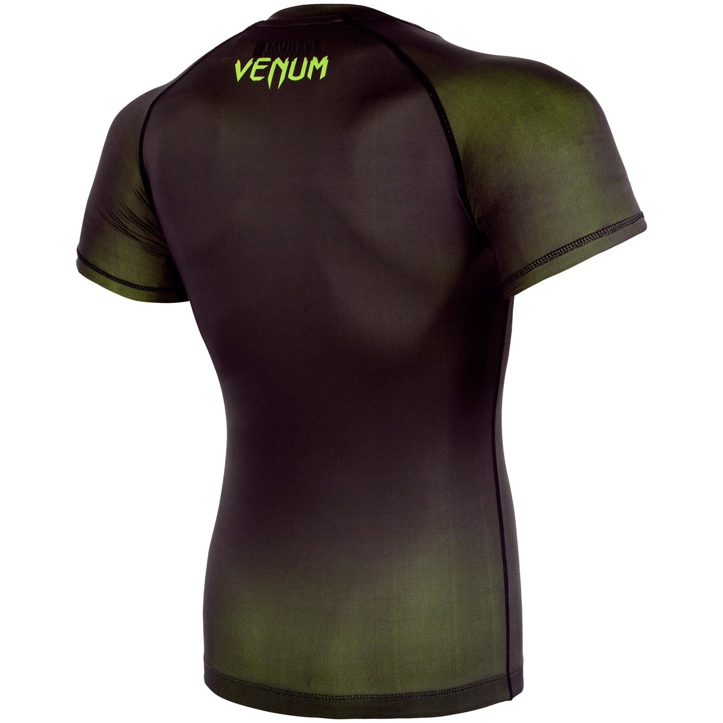 Camiseta de Compresión Venum Contender 3.0 - Mangas Cortas - Negro/Amarillo Fluo