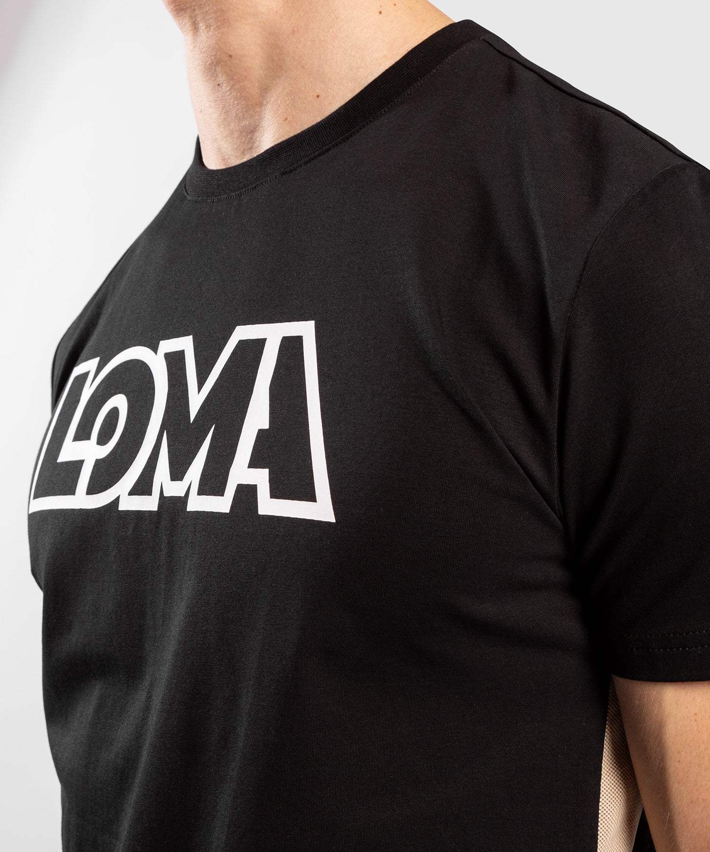 Camiseta Venum Origins - colección "LOMA" - Negro/Blanco