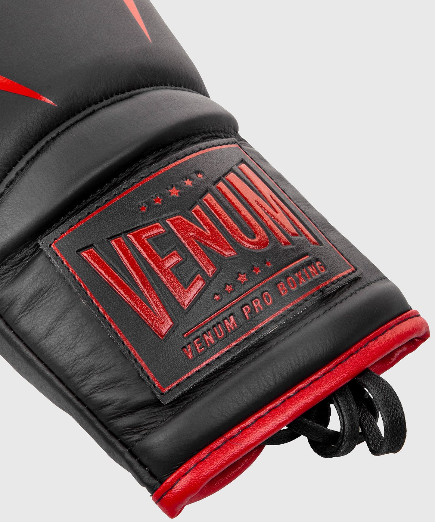 Guantes de Boxeo profesional Venum Giant 2.0  – cordones - Negro/Rojo