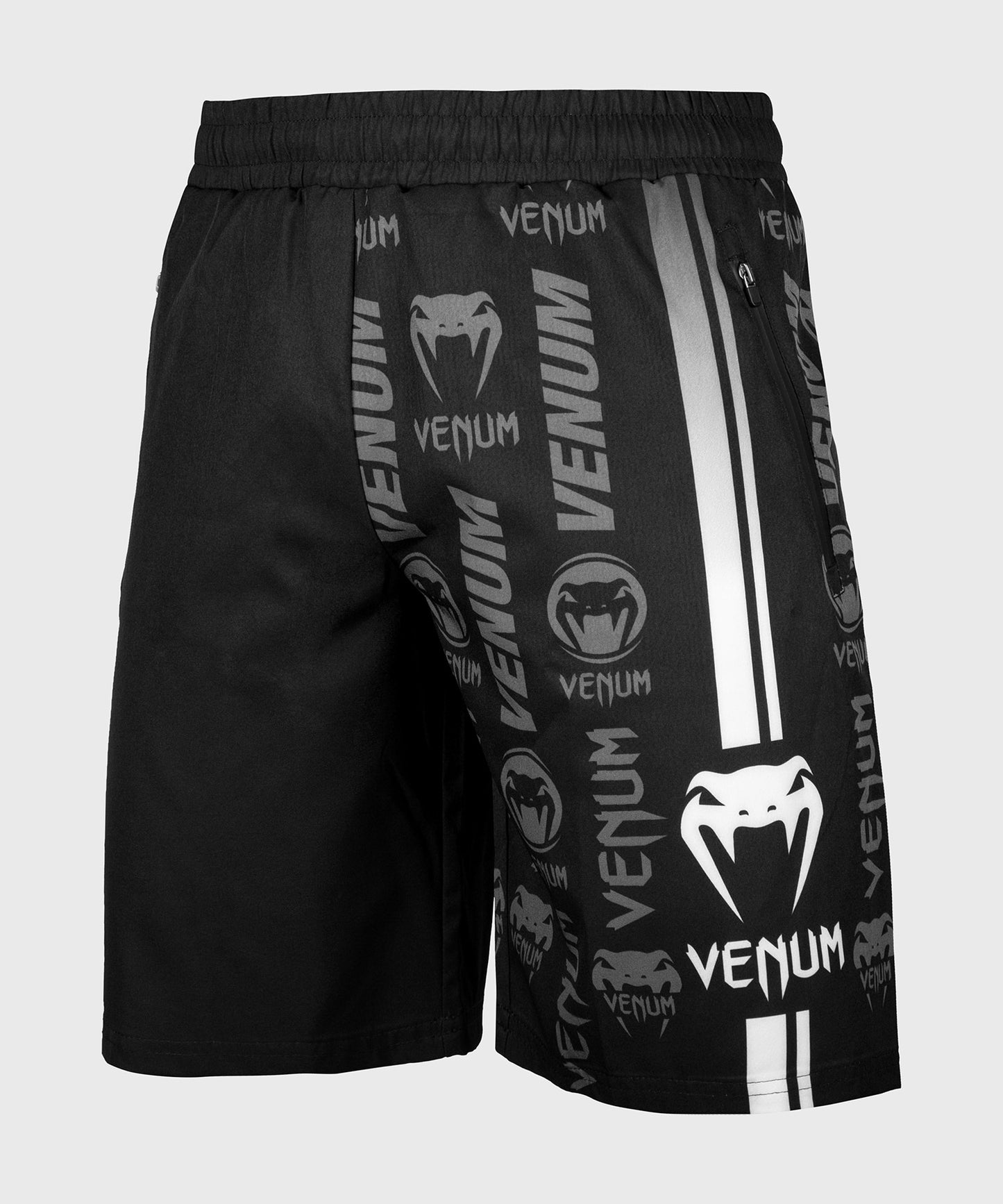 Pantalones Cortos Fitness Venum Logos  - Negro/Blanco