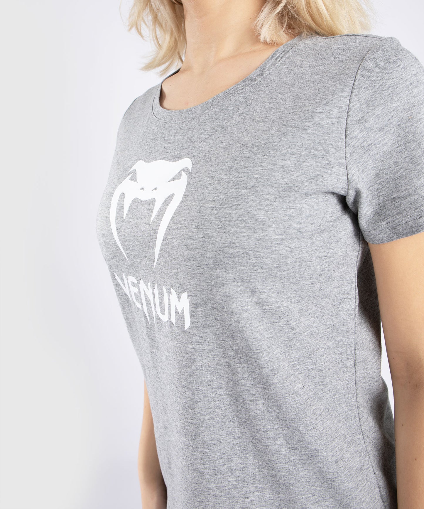 Camiseta Venum Classic - De Mujer - Gris jaspeado claro