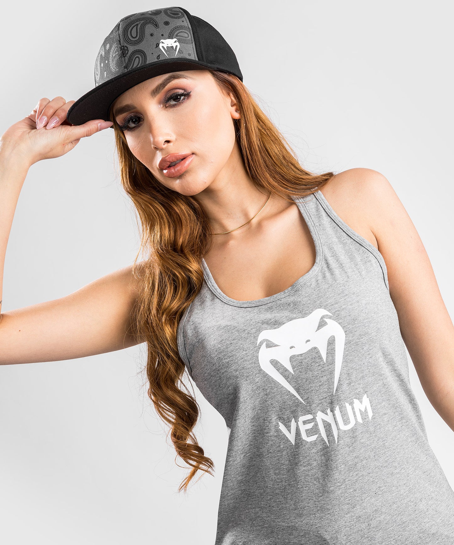Camiseta de tirantes Venum Classic - De Mujer - Gris Jaspeado Claro