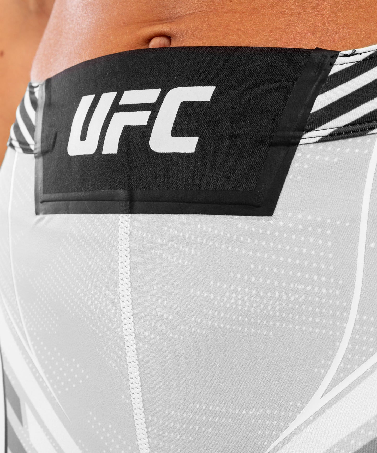 Pantalón De Vale Tudo Para Mujer UFC Venum Authentic Fight Night – Modelo Corto - Blanco