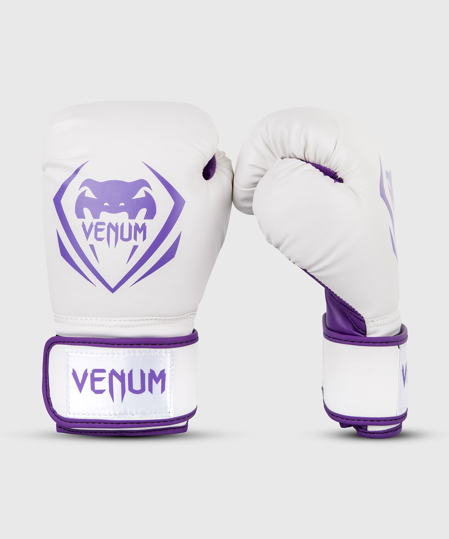 Guantes de boxeo Venum Contender - Blanco/Violeta