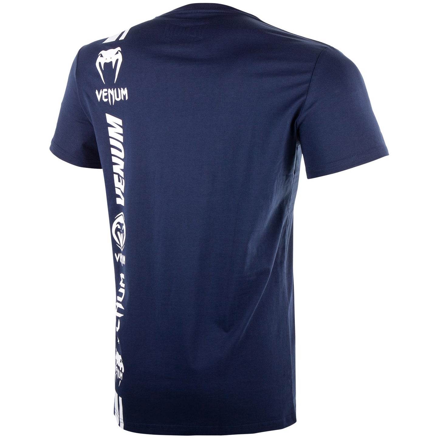 Camiseta Venum Logos - Azul Marino/Blanco