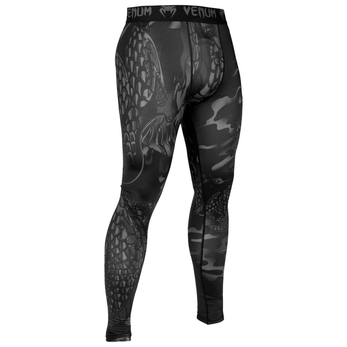 Mallas Venum Dragon's Flight - Negro/Negro