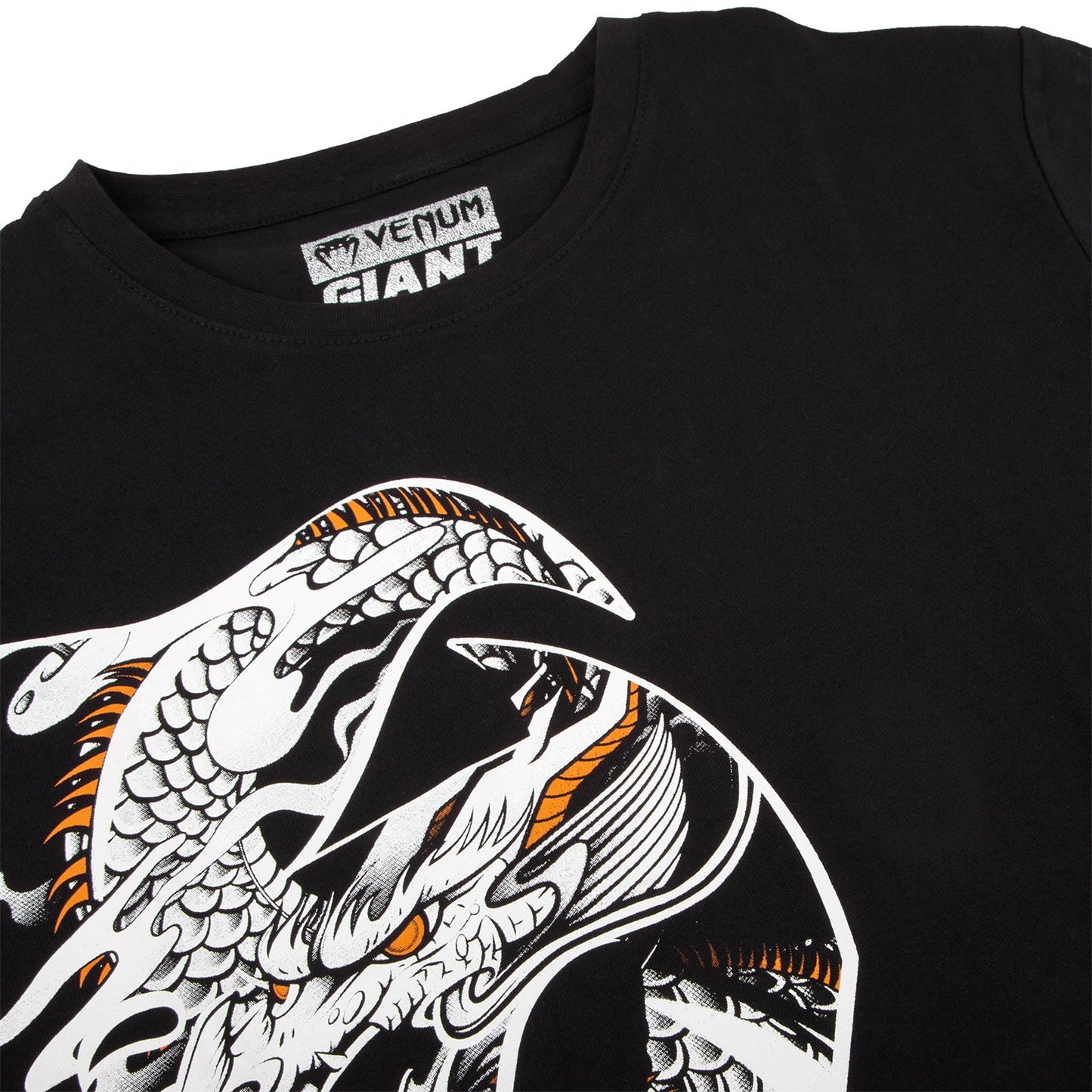 Camiseta Venum Giant x Dragon - Negro/Blanco