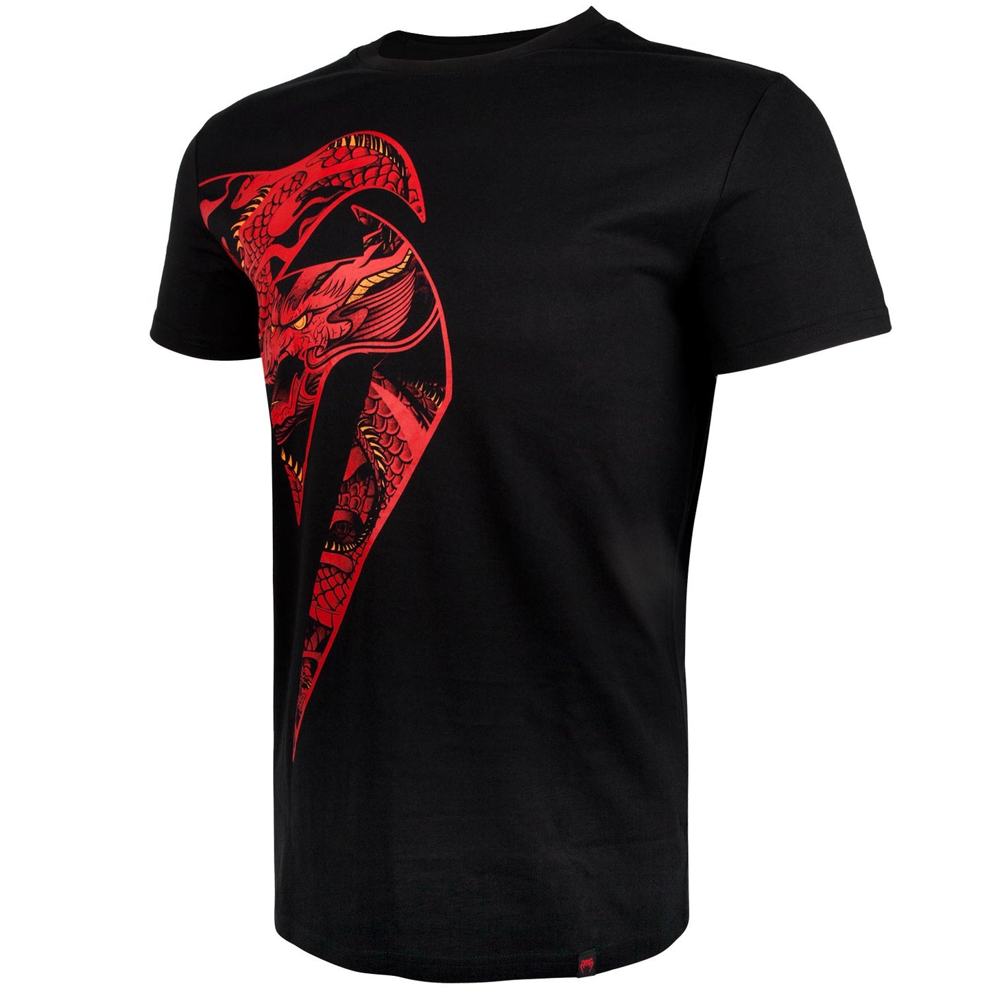 Camiseta Venum Giant x Dragon - Negro/Rojo