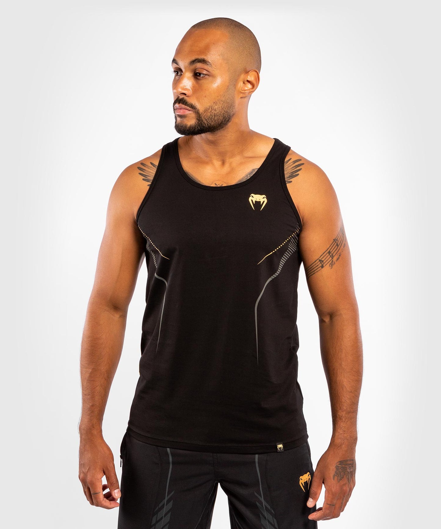 Camiseta sin mangas Venum Athletics - Negro/Dorado