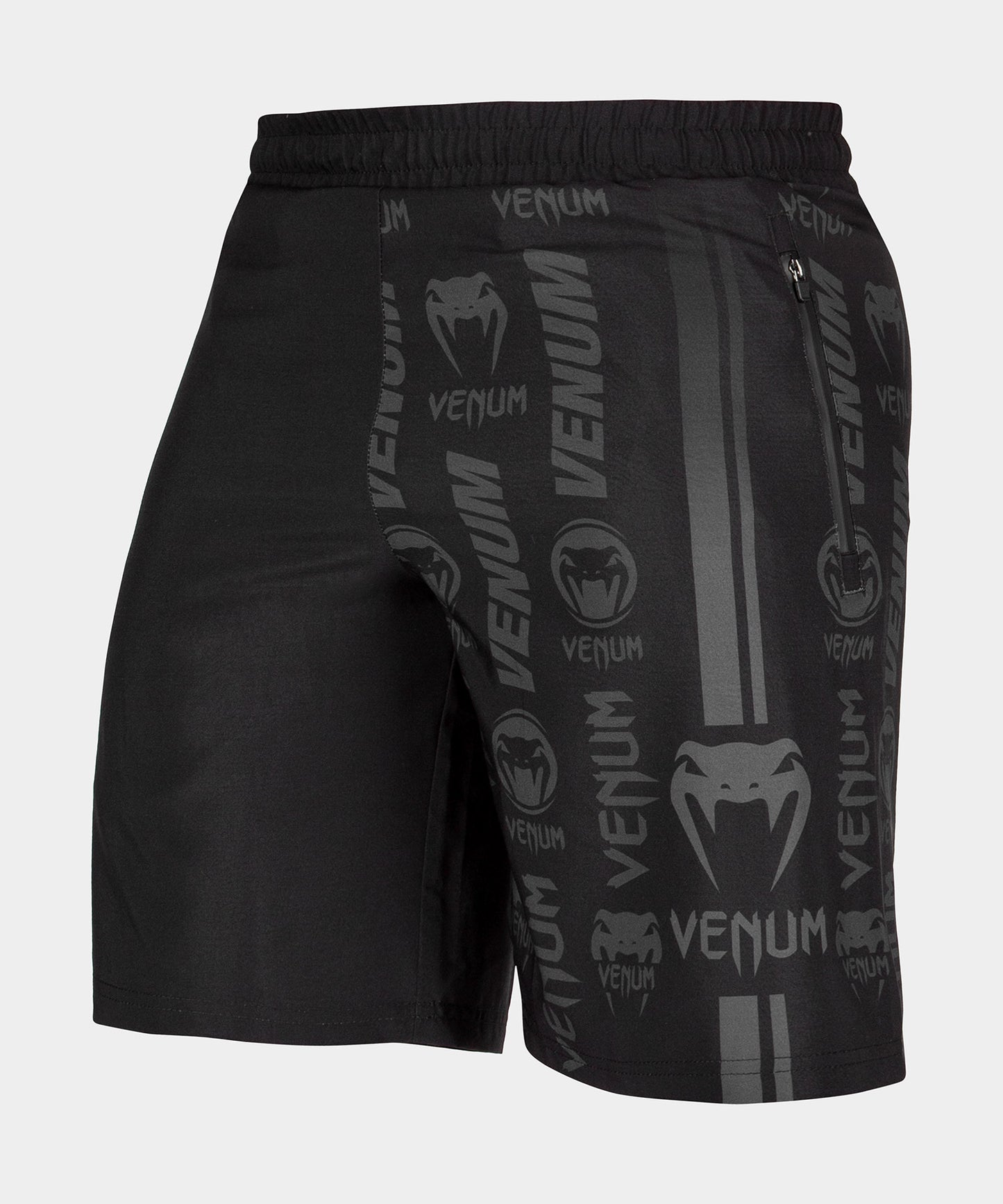 Short de Fitness Venum Logos - Negro/Negro