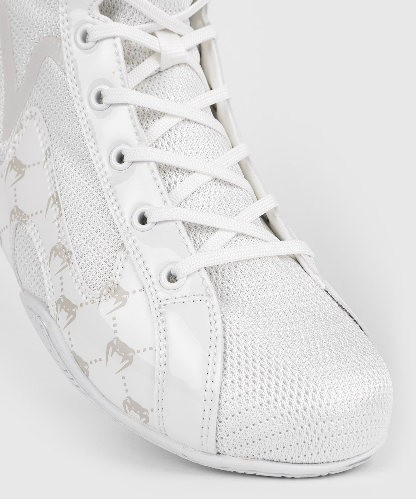 Zapatos de Boxeo Venum Elite Evo Monogram - Blanco/Blanco Hueso