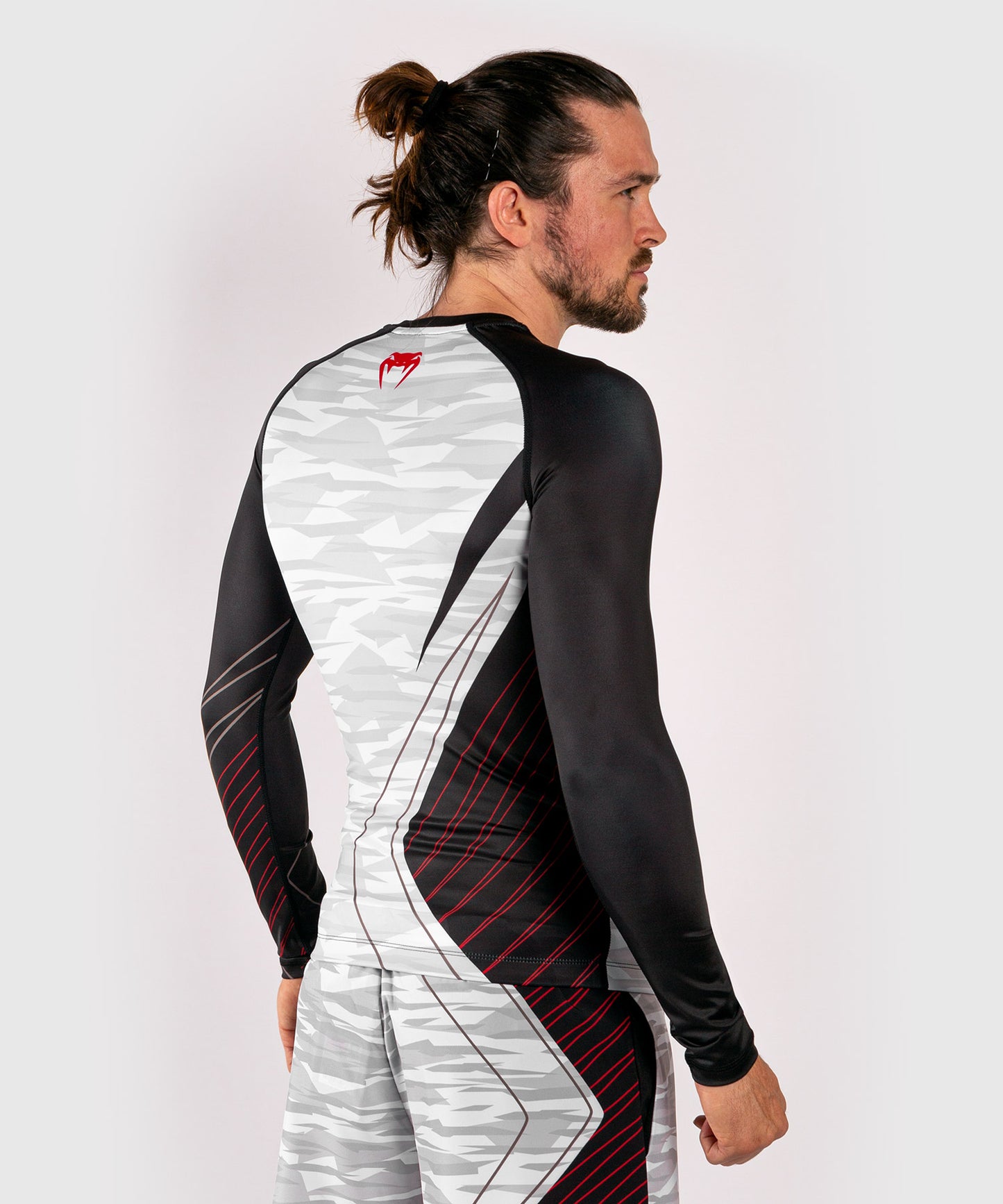 Venum Contender 5.0 Rashguard – Mangas Largas - White/Camo