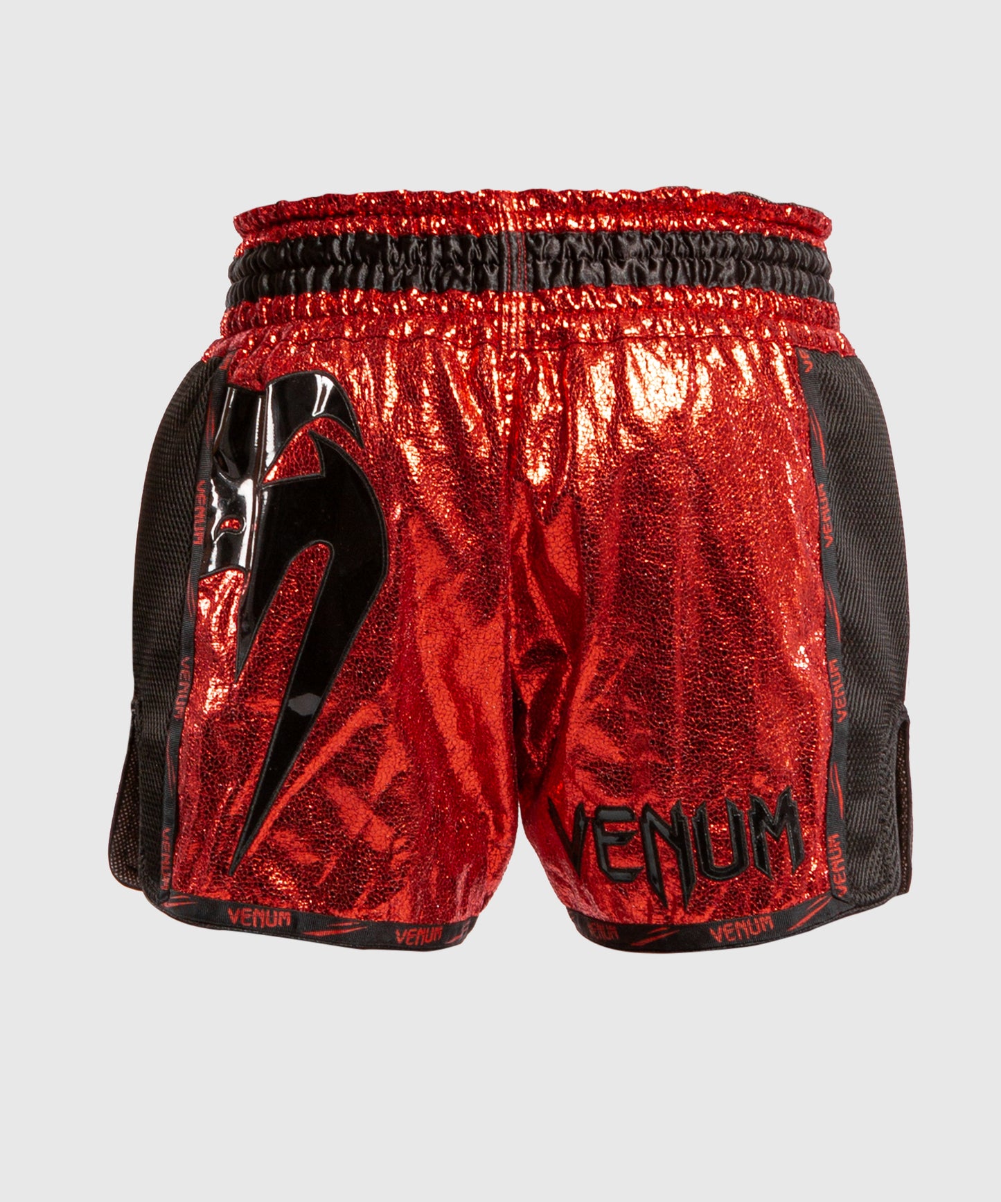 Pantalones de Muay Thai Venum Giant Foil - Rojo/Negro