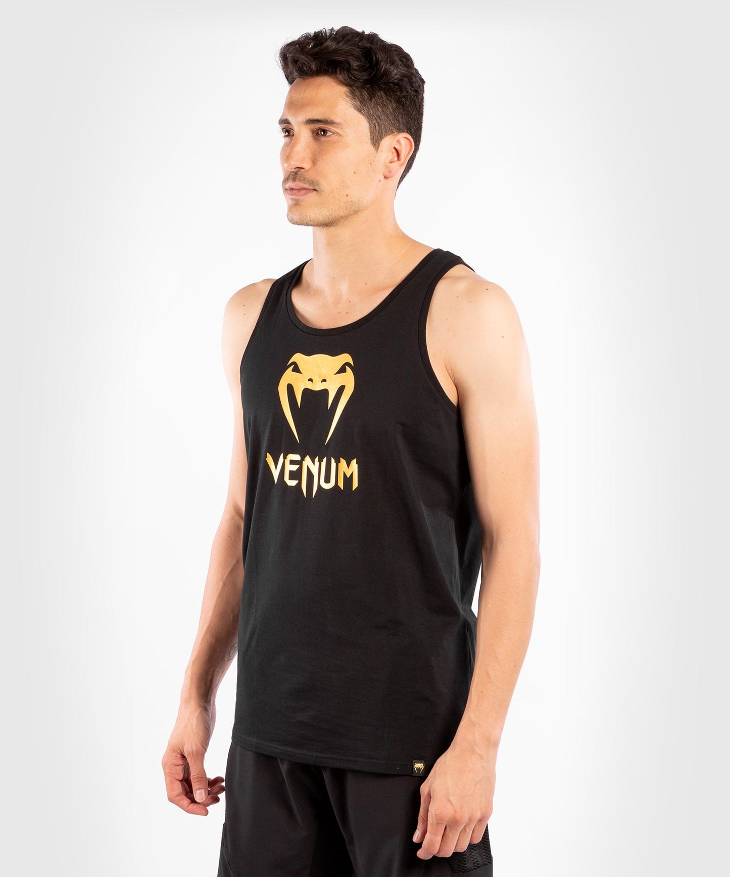 Camiseta sin mangas Venum Classic - Negro/Dorado
