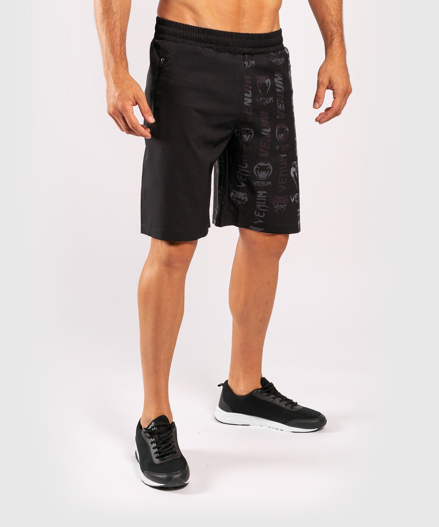 Pantalones Cortos Fitness Venum Logos  - Negro/Camo Urbano