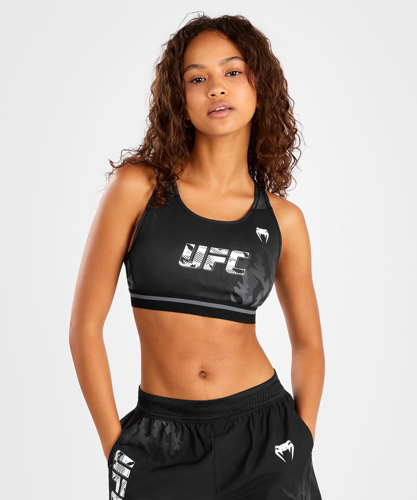 Sujetador Deportivo Para Mujer UFC Venum Authentic Fight Week - Negro