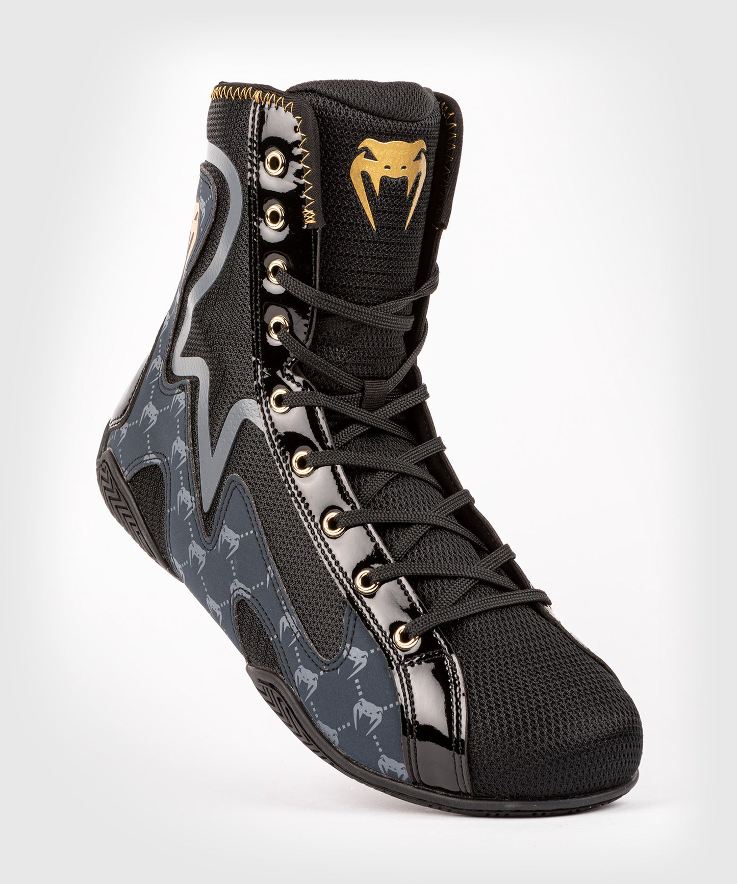 Zapatos de boxeo Venum Elite Evo Monogram  - Negro/Azul marino