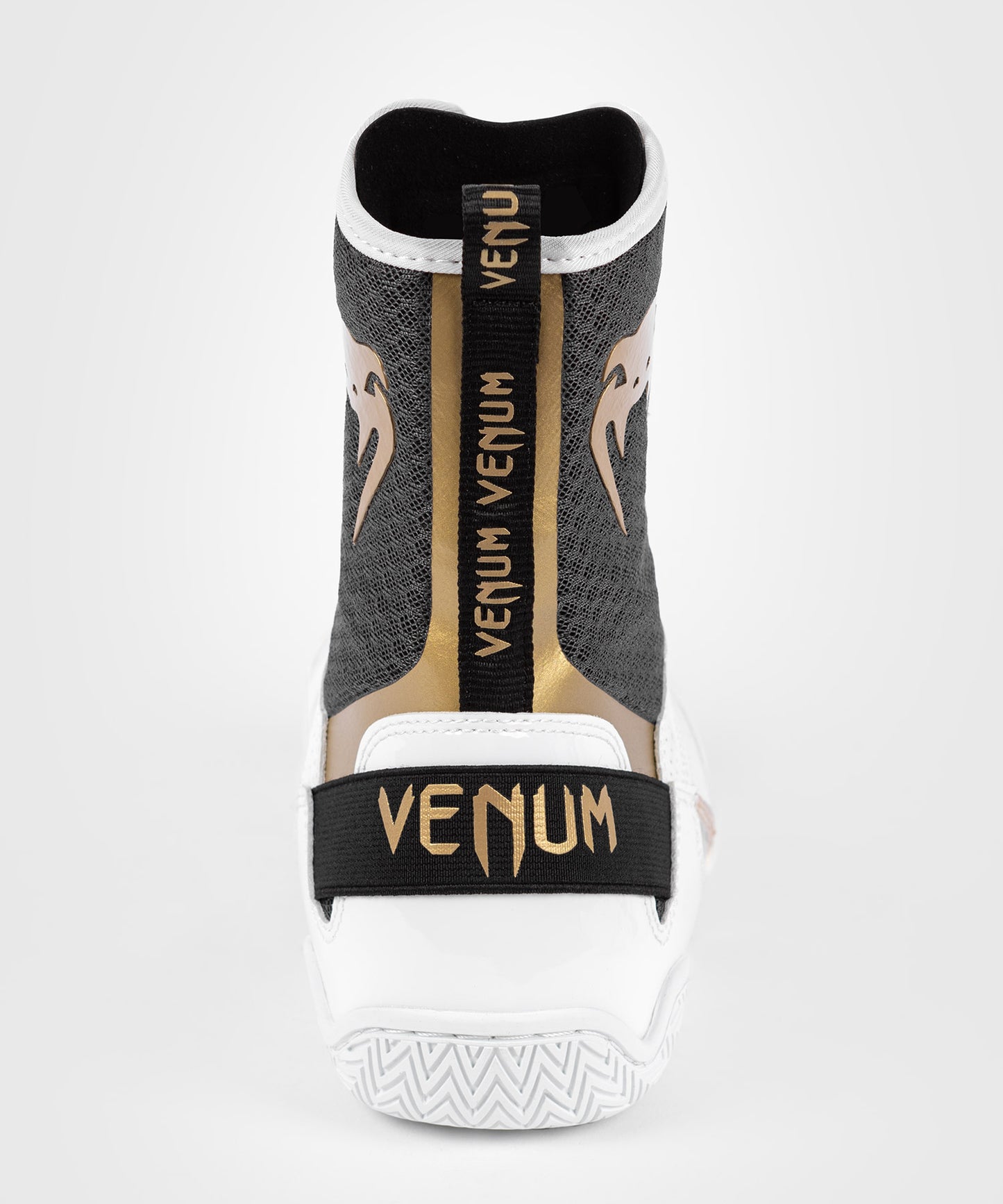 Venum Elite Zapatillas de Boxeo - Blanco/Negro/Oro